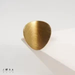 انگشتر پولکی خم طلایی ژوپینگ