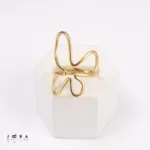 انگشتر زنانه مینیمال پروانه ژوپینگ