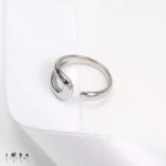 انگشتر مینیمال نقره ای ژوپبنگ