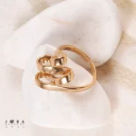 انگشتر زنانه نودلی ژوپینگ - تصویر 2