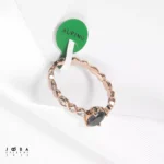 انگشتر زنانه نگین مشکی ژوپینگ - تصویر 3