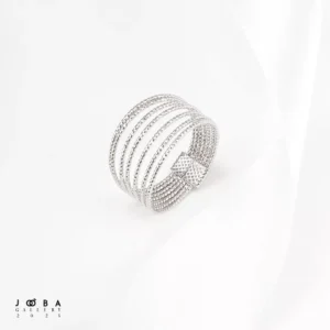 انگشتر 7لاین نقره ای ژوپینگ کد 1010691030