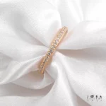 انگشتر زنانه حلقه پر نگین ژوپینگ - تصویر 2