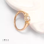 انگشتر زنانه ژوپینگ طلایی