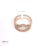 انگشتر زنانه جفتی ژوپینگ - تصویر 4