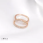 انگشتر زنانه جفتی ژوپینگ - تصویر 2