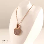 آویز ژوپینگ طرح راکت پینگ پنگ | طلایی | ژوبا گالری
