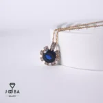آویز گل سورمه ای ژوپینگ