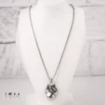 گردنبند مینیمال نقره ای ژوپینگ - تصویر 2