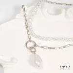 گردنبند دولاین مرواریدی ژوپینگ - تصویر 2