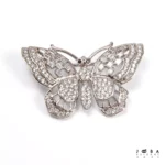 گل سینه پروانه نقره ای ژوپینگ