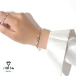 دستبند قلب کریستالی ژوپینگ