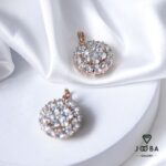 آویز طلایی سناتور نگین درشت ژوپینگ