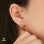 گوشواره حلقه ای ضربدری ژوپینگ