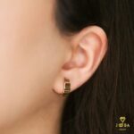 گوشواره حلقه ای پهن ژوپینگ