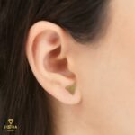 گوشواره میخی مثلثی ریز ژوپینگ