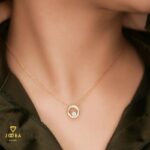 گردنبند دایره نگینی ژوپینگ