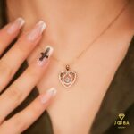 گردنبند قلب منحنی ژوپینگ - تصویر 2