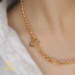 گردنبند کارتیه  قفل نگینی زدجی
