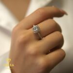 انگشتر ژوپینگ مدل نگین مربعی