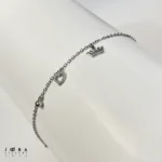 دستبند تاج نقره ای ژوپینگ