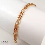 دستبند کارتیه نگینی طلایی ژوپینگ