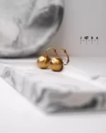 گوشواره حلقه ای توپی ژوپینگ - تصویر 3