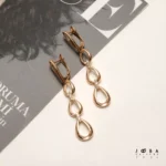 گوشواره حلقه ای آویزی ژوپینگ - تصویر 2