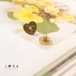 گوشواره میخی قلب برند ژوپینگ