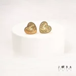 گوشواره میخی قلب برند ژوپینگ - تصویر 2