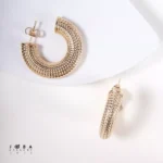 گوشواره میخی مینیمال ژوپینگ - تصویر 2
