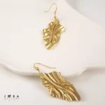 گوشواره برگ زرد ژوپینگ