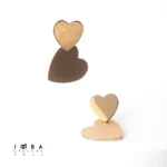 گوشواره میخی آویزی قلب برند ژوپینگ