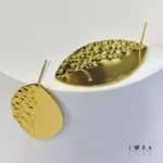 گوشواره میخی بیضی ژوپینگ - تصویر 4