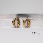 گوشواره میخی مینیمال برند ژوپینگ