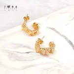 گوشواره میخی ترند برند ژوپینگ - تصویر 3