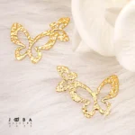 گوشواره میخی پروانه برند ژوپینگ