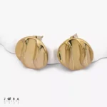 گوشواره میخی خطی برند ژوپینگ - تصویر 4
