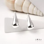 گوشواره میخی طرح اشک برند ژوپینگ - تصویر 2