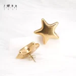 گوشواره  میخی ستاره ژوپینگ - تصویر 3