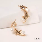 گوشواره میخی مرواریدی ژوپینگ