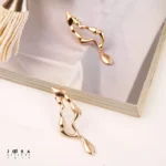 گوشواره میخی آویزی برند ژوپینگ - تصویر 2