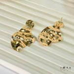 گوشواره میخی مینیمال ژوپینگ - تصویر 2