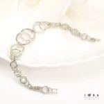 دستبند چند حلقه نقره ای ژوپینگ 1181902695 - Image 3