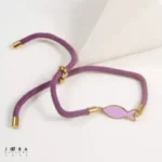 دستبند نخی ماهی بنفش ژوپینگ