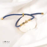 دستبند ستاره طلایی بند آبی ژوپینگ