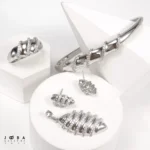 ست کامل نقره ای برند ژوپینگ کد 1203795377