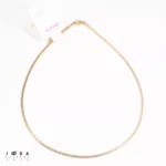 گردنبند طوق طلایی تک لاین تراش ژوپینگ - Image 3