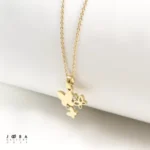 گردنبند پروانه طلایی ژوپینگ