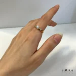 انگشتر تک نگین طلایی ژوپینگ